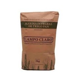 Harina de Trigo integral Organica 1 kg - Campo Claro