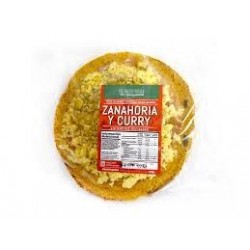 Pizza de Zanahoria y Curry "The Healthy Kitchen"