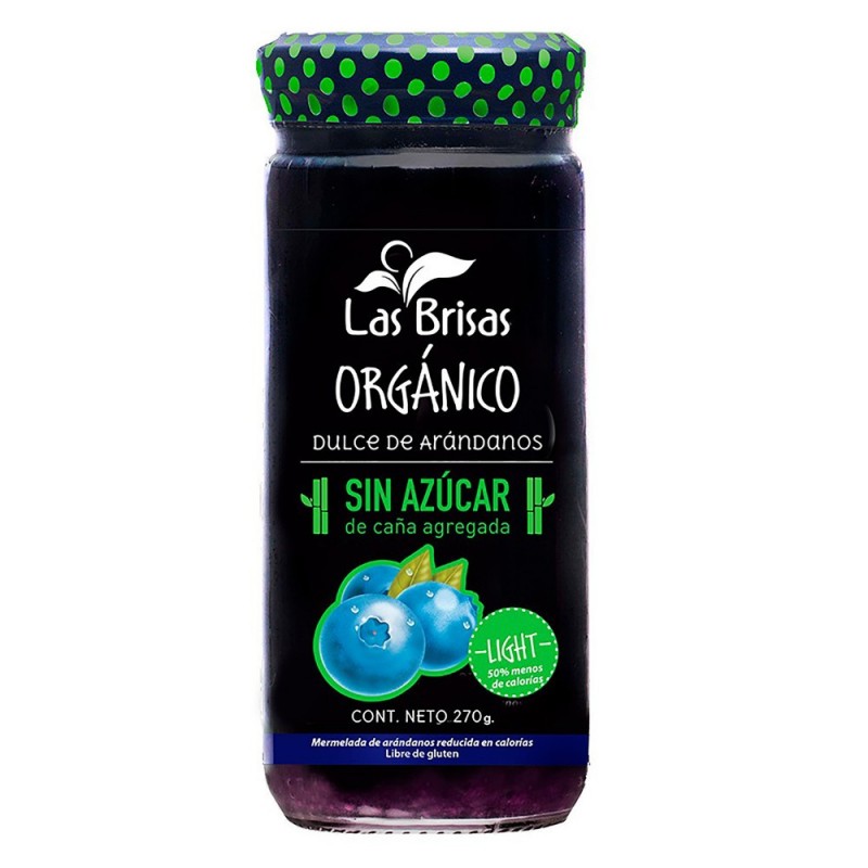 Dulce de Arandanos organico SIN azucar 420 g - Las Brisas