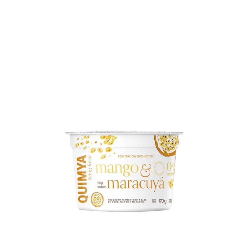 Yogurt Vegano Mango & Maracuya 170 gr - Quimya